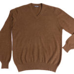 Herren Pullover V-Schnitt aus Yakwolle